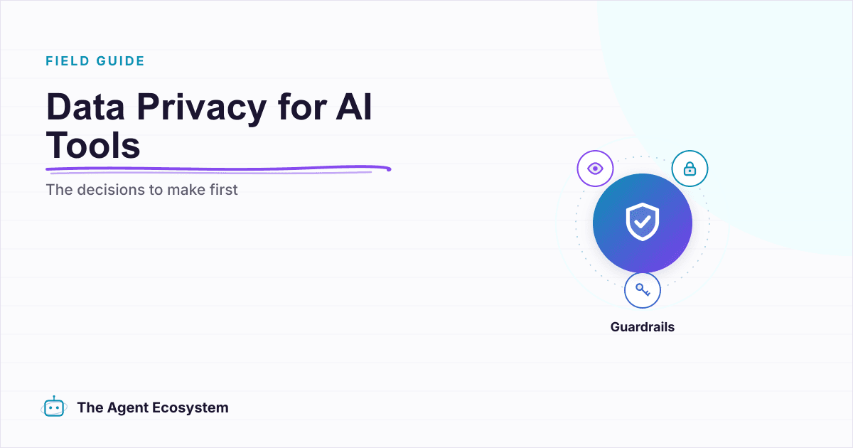 Data Privacy for AI Tools: The Decisions to Make First