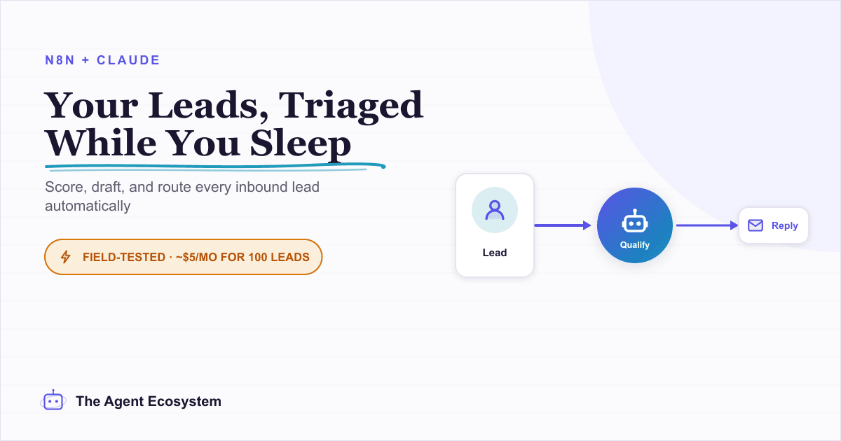 Build an AI Lead-Generation Agent in n8n (With Real Monthly Cost)