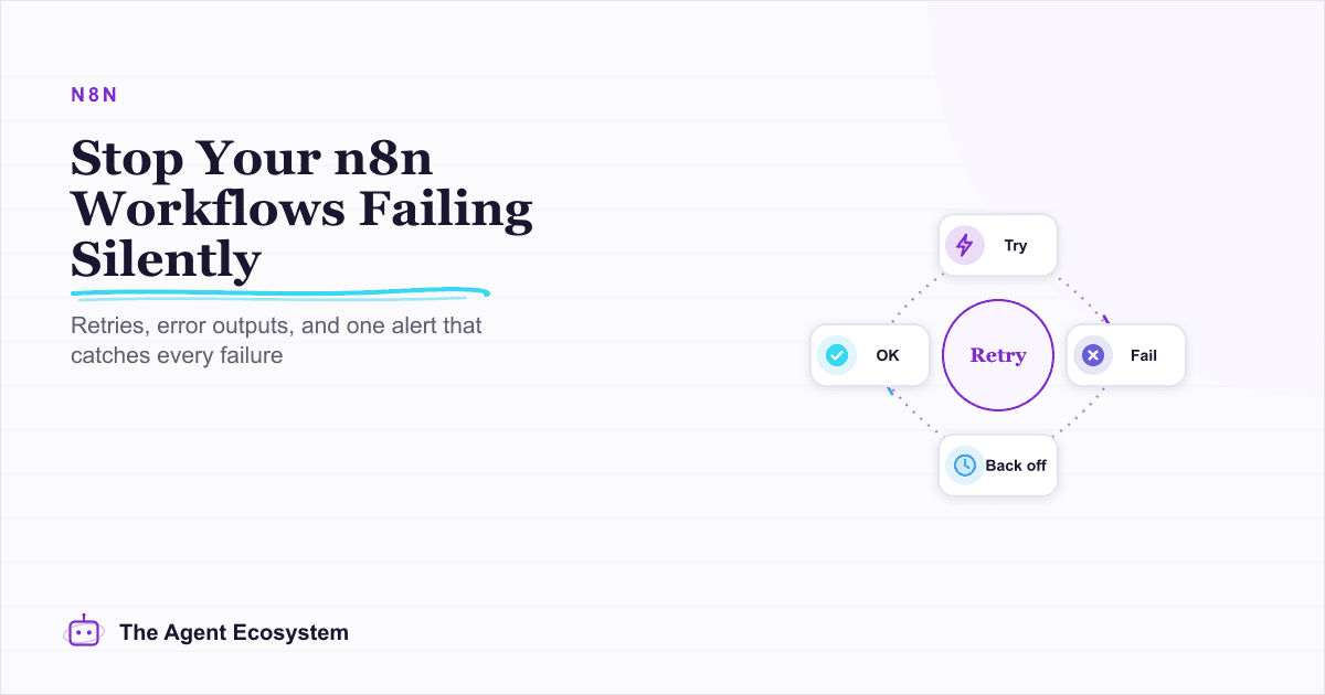 How to Make Your n8n Workflows Reliable: Error Handling, Retries, and Alerts