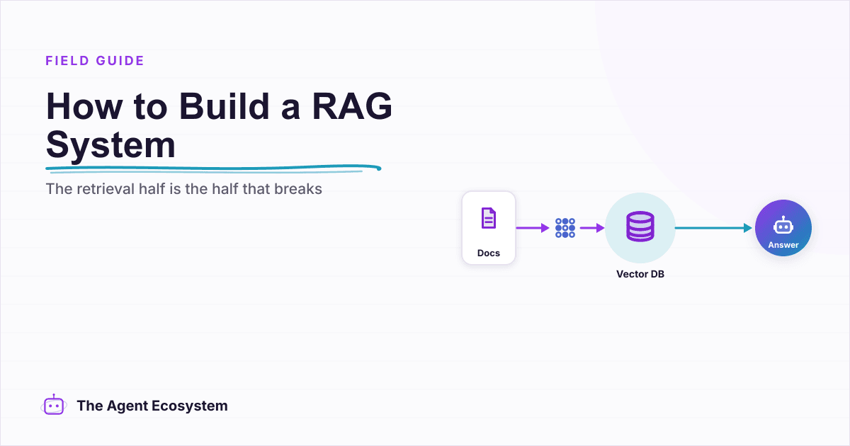 How to Build a RAG System That Retrieves the Right Thing