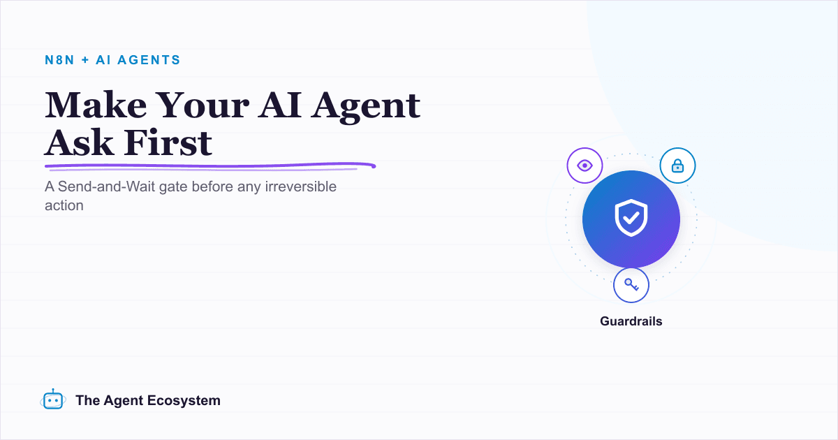 Add Human Approval to an n8n AI Agent (Send and Wait)