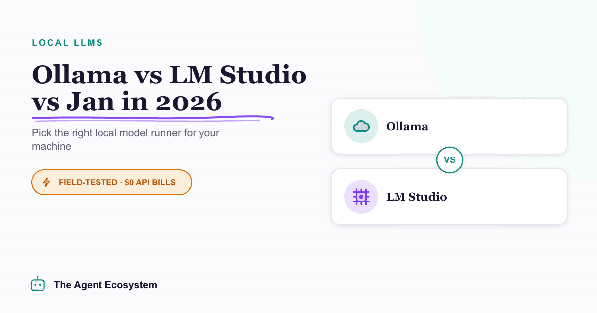 Ollama vs LM Studio vs Jan: Best Local LLM Tool for 2026