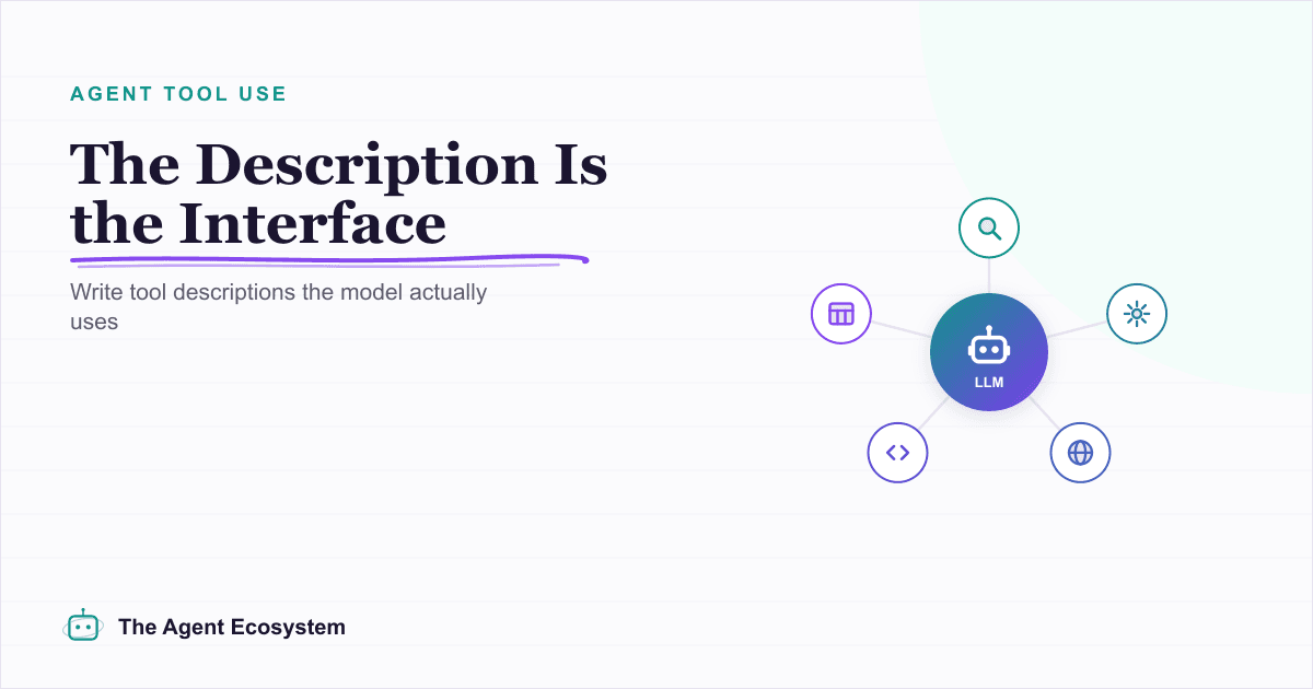 Writing AI Agent Tool Descriptions the Model Actually Uses