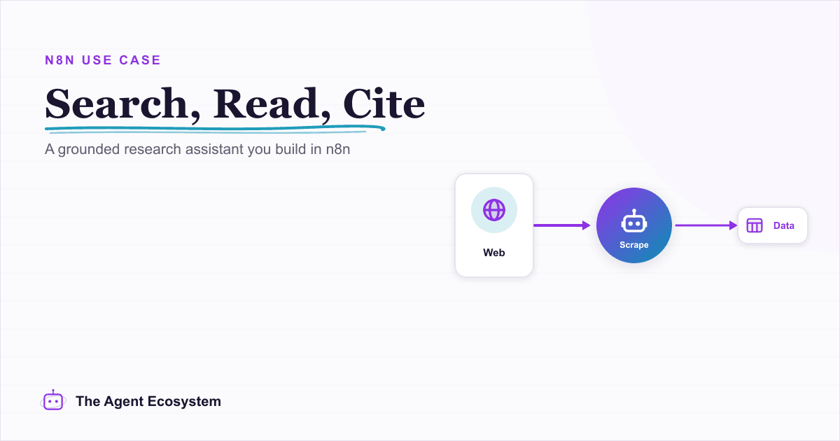 Build an AI Research Assistant in n8n: Search, Read, Cite