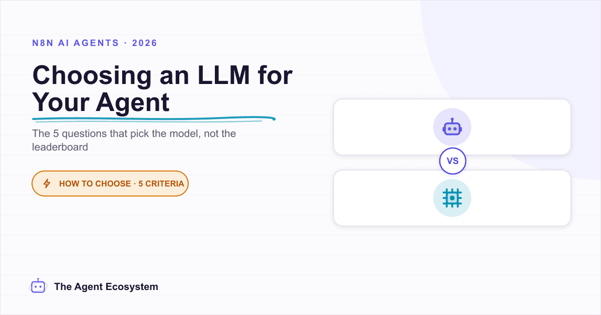How to Choose an LLM for Your n8n AI Agent (2026)