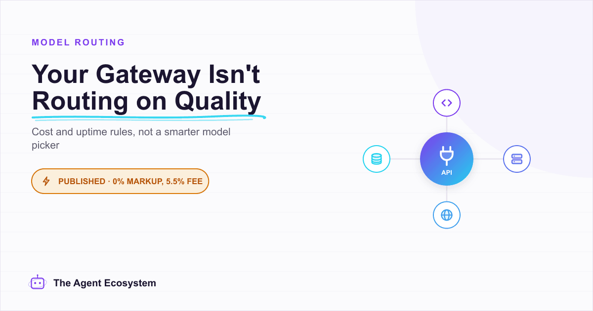 LLM Gateways Sound Smart. Most Routing Is Just a Fallback Chain.