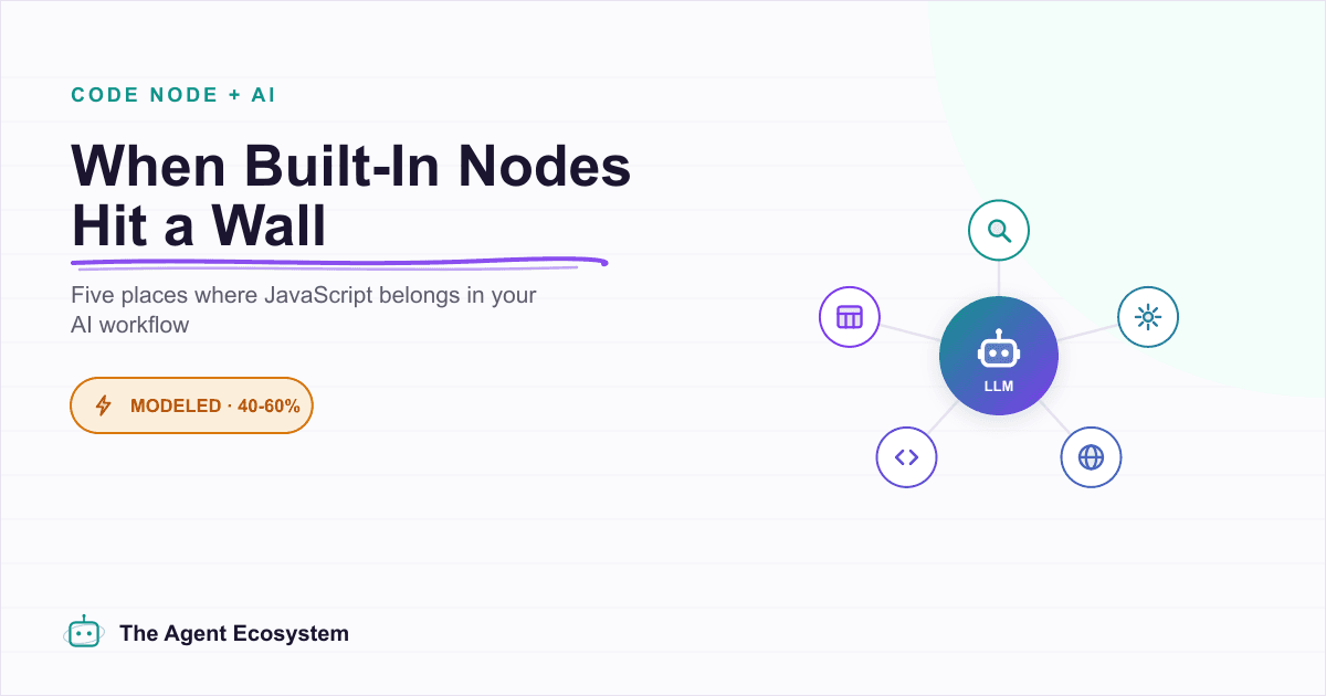 n8n Code Node in AI Workflows: When the Built-In Nodes Are Not Enough