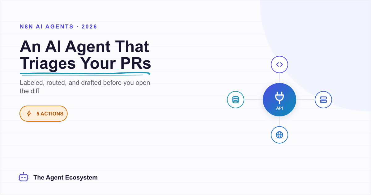 How to Build an n8n AI Agent That Triages GitHub Pull Requests