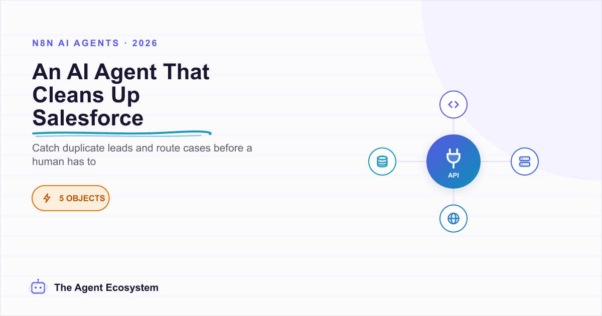 How to Build an n8n AI Agent for Salesforce Data Hygiene and Case Routing