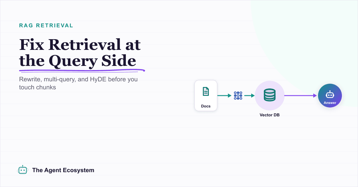 Query Rewriting for RAG: Fix Retrieval at the Query Side